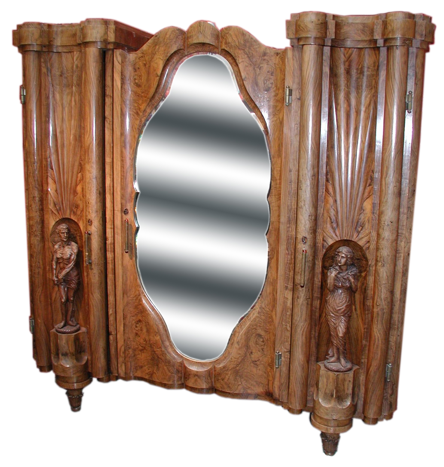 Palatial Italian Art Deco Armoire by Giovanni Guerrini, 1925 Modernism